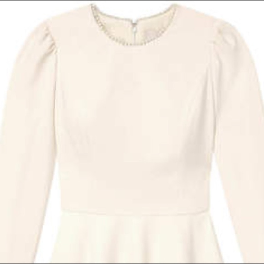 👗Pearl Gal Meets Glam Celeste Cream Dress👗